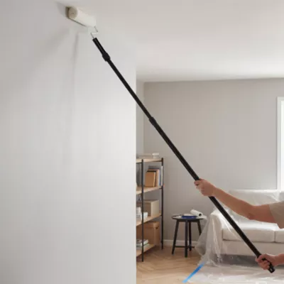 Perche téléscopique extensible Ø. 2.2cm x L.78 à 130 cm