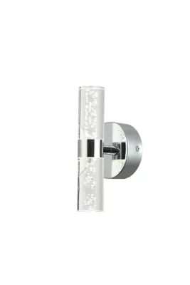 Applique murale Myvat LED intégrée 600lm 7W IP44 blanc neutre GoodHome argent
