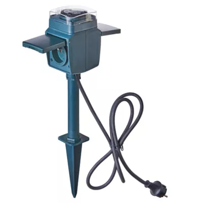 Piquet de jardin 2 prises programmables