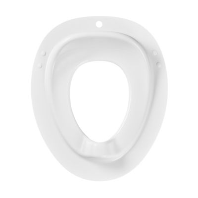 Reducteur Abattant WC GoodHome Yaluminium blanc