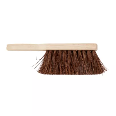 Balai à main poils rigide en bois clair