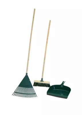 Set rateau, balai et pelle
