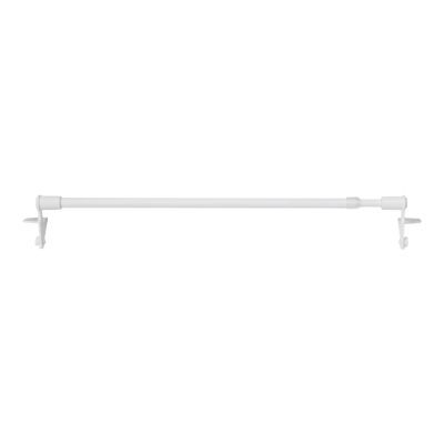 Kit Barre de vitrage GoodHome extensible ⌀7/9mm Long.100/150cm blanc
