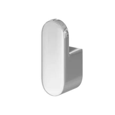 Patère ovale chrome GoodHome Graphene