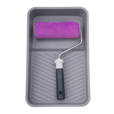 Lot rouleau monocouche + bac GoodHome 180mm