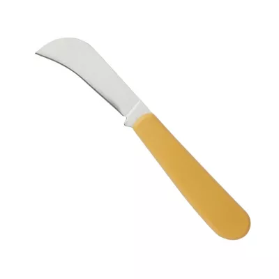 Couteau pour jardinage avec acier inoxidable et plastique, lame repliable
