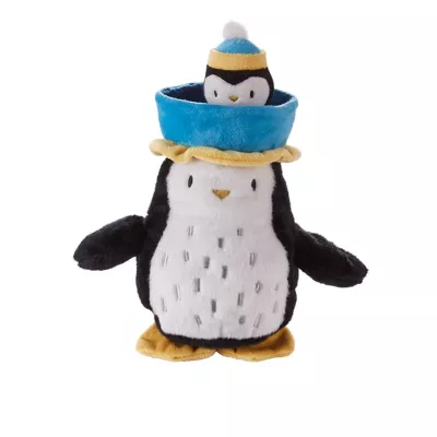 Peluche de Noël animée et musicale pingouins
