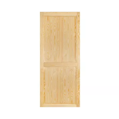 Porte coulissante Camargue pin H.204 x l.83 cm