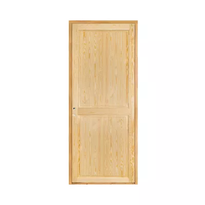 Bloc-porte Camargue pin H.204 x l.73 cm, poussant droit