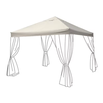 Toile de toit pour tonnelle GoodHome Preston taupe