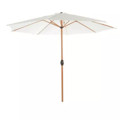 Parasol GoodHome Capraia blanc ø300 cm