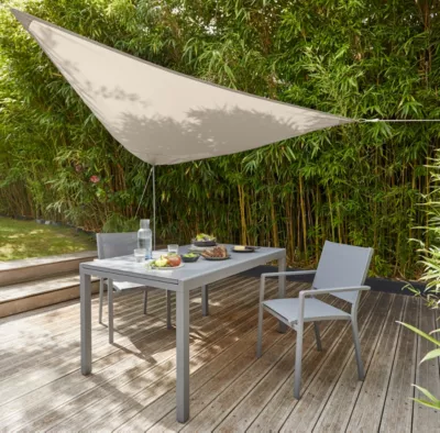 Voile d'ombrage triangle GoodHome peyote 300 cm
