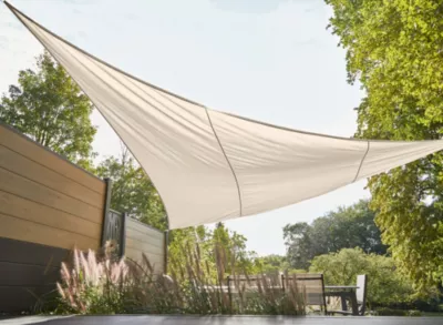 Voile d'ombrage triangle GoodHome peyote 500 cm