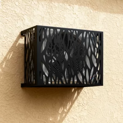 Cache climatiseur GoodHome Neva gris