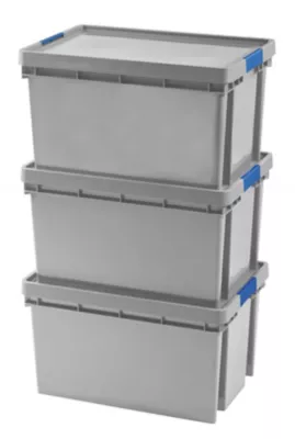 Lot de 3 boîtes de rangement avec couvercle Xago 51 L