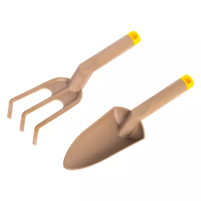 Set fourche et pelle à main en plastique