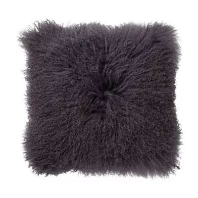Coussin uni 45 x 45 cm GoodHome gris