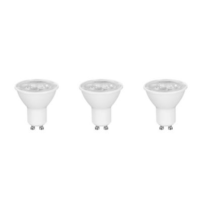 Lot 3 spots réflecteur LED GU10 230lm 35W ⌀5cm blanc chaud Diall