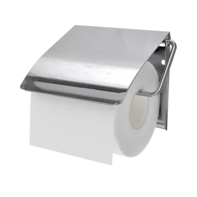 Dérouleur papier toilette Koros Métal poli GoodHome