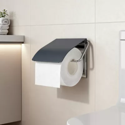 Dérouleur papier toilette Koros Bleu minuit GoodHome