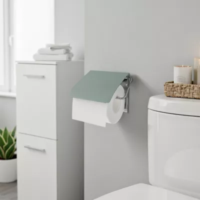 Dérouleur papier toilette Koros Vert de gris GoodHome