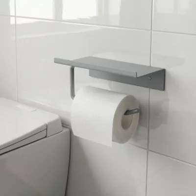 Dérouleur papier toilette Kina Gris mineral GoodHome