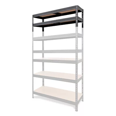 Extension pour étagère de garage en acier thermo-laqué H.46 x L.127,6 x P.40 cm GoodHome Rand