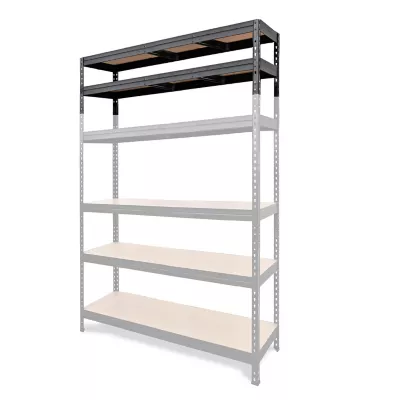 Extension pour étagère de garage en acier thermo-laqué H.46 x L.165,6 x P.60 cm GoodHome Rand