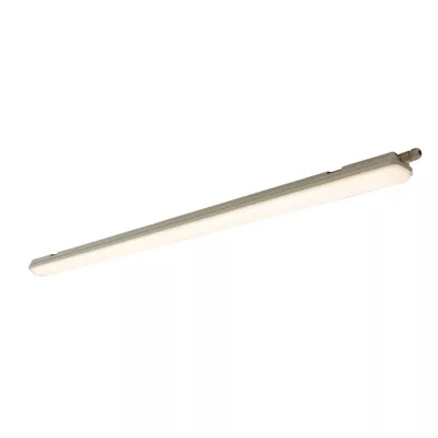 Réglette lumineuse LED intégrée Neche 5600lm 60W IP65 Colours 150cm gris