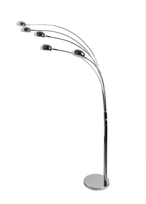 Éclairage au sol LED intégrée variable Coolah 2600lm 3 8W IP20 GoodHome argent