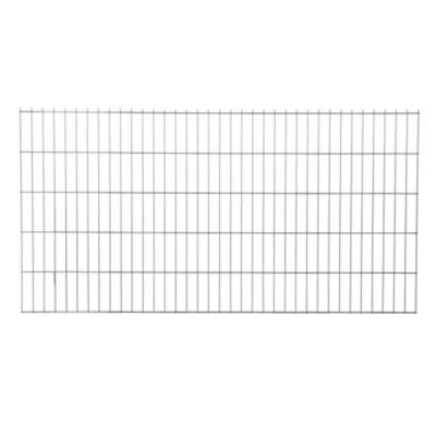 Panneau de clôture grillagée premium gris 200 x h.103 cm