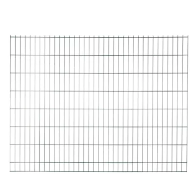 Panneau de clôture grillagée premium vert 200 x h.153 cm