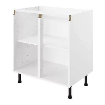 Caisson bas de cuisine blanc L. 80 cm Caraway Innovo GoodHome
