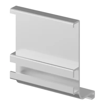 Rail de plan de travail acier brossé L. 300 cm Caraway Innovo GoodHome