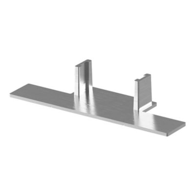 Embout de rail pour colonne acier brossé Caraway Innovo GoodHome vendu par 2