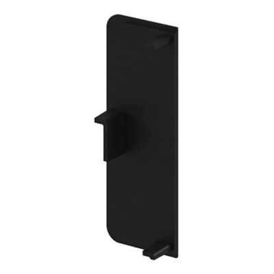 Embout de rail pour tiroir noir Caraway Innovo GoodHome vendu par 2