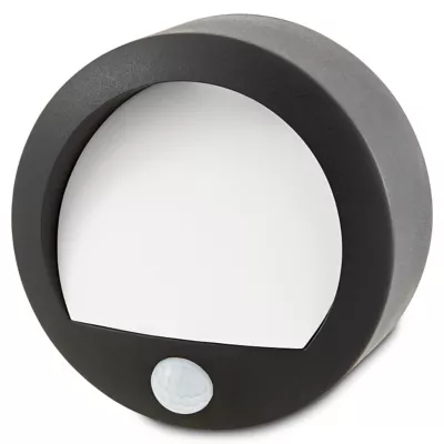 Applique murale à détection Melville 45lm 1W IP44 noir