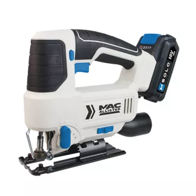 Scie sauteuse sans fil avec batterie 18 V - Pendulaire (4 niveaux) - vitesse 0-2700 rpm - Mac Allister MSJ18-Li