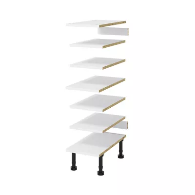 Ensemble de tablettes pour colonne blanc L.30 x P.57 cm Caraway Innovo GoodHome
