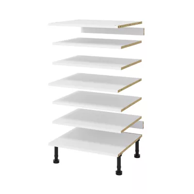 Ensemble de tablettes pour colonne blanc L.60 x P.57 cm Caraway Innovo GoodHome