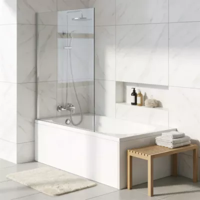 Baignoire droite Horyn L. 140 cm x l. 70 cm blanc