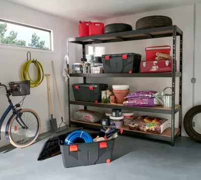 Étagère acier époxy XXL 4 tablettes l.237 x H.200 x P.60 cm