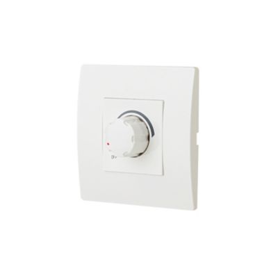 Variateur rotatif compatible ampoules incandescentes et halogènes blanc complet