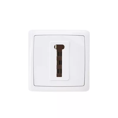 Prise de téléphone monobloc en saillie Jacobsen Sigurd blanc complet