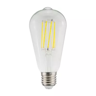 Ampoule LED E27 edison filament 806lm=60W blanc chaud Eco Jacobsen