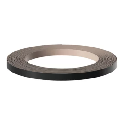 Bande de chant pour joue de finition GoodHome Stevia noir mat Ep. 0,53 mm x L. 10 m