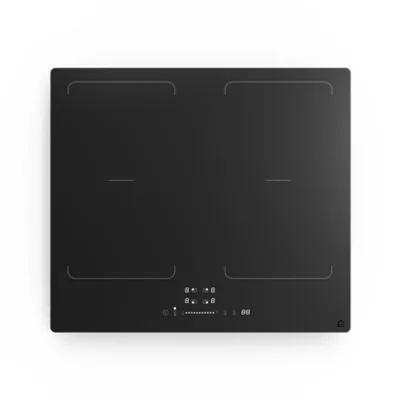 Plaque de cuisson induction 4 foyers GoodHome coloris noir l.59 x P.52 x H.6 cm