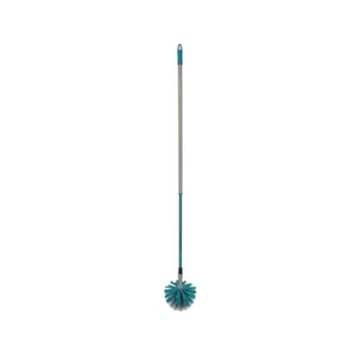 Plumeau télescopique tête de loup GoodHome bleu et gris L.165 cm