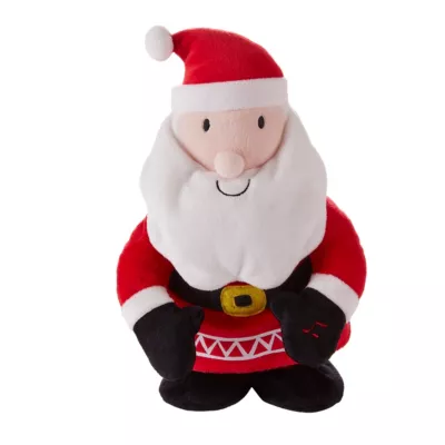 Peluche de Noël animée et musicale père Noël « Deck the Halls » et « You Can't Touch this »