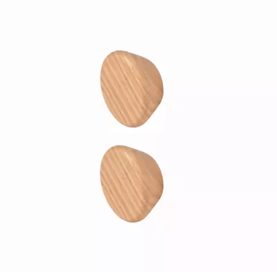 Poignée de meuble de cuisine GoodHome Serrano effet chêne L. 4,5 cm, 2 pièces